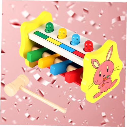 Wood Beat Toy with Hammer for Kids Girls Educational - Image 4