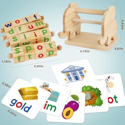 Montessori Educational Toy，Kid Learning Activity Gift for 3-6 Year(4 Block) - Image 3