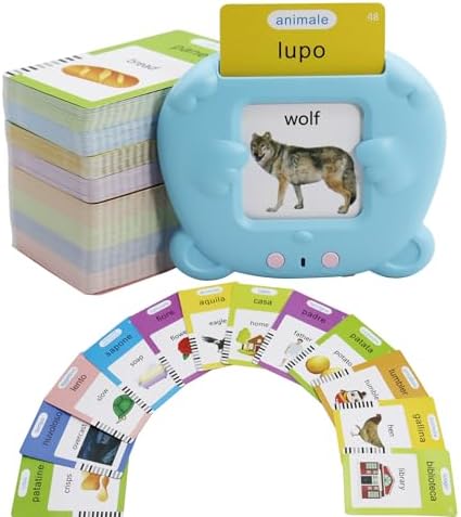 MAYAPHILOS Italian and English Talking Flash Cards with 510 Sight Words by MAYAPHILOS