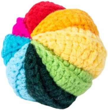 Adena Montessori Soft Knit Sensory Ball with Bell, 6-12mo by AdenaMontessori