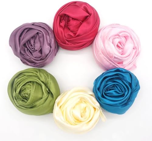 Play scarves for kids – 35" 6 pack play silks with glossy & matte texture by kizihaus