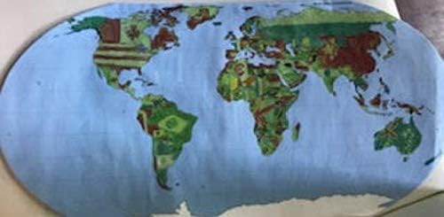 SHAPES ETC. 8" x 16" World Practice Maps Pad, Unlabeled, 30 Sheets - Image 8