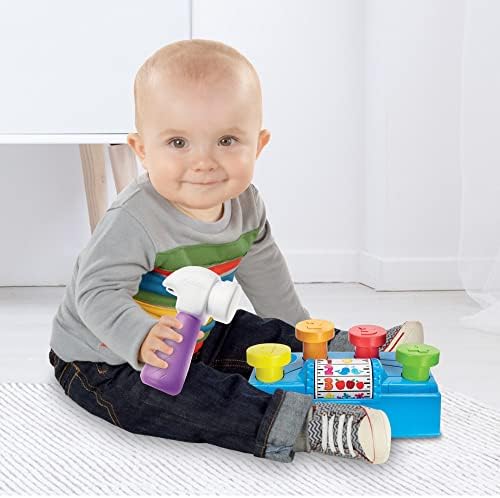 Playskool Tap 'n Spin Tool Bench Activity Toy Toolbox with Hammer for Toddlers 12 Months and Up Amazon Exclusive - Image 5