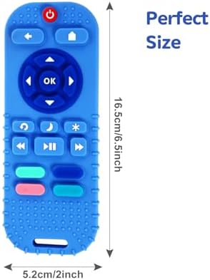 Hooku Silicone Teething Toys for Babies 0-6 Months, Teethers for Babies 6-12 Months, Remote Teether for Baby, Sensory Toys for Babies, Baby Chew Toys - Image 7