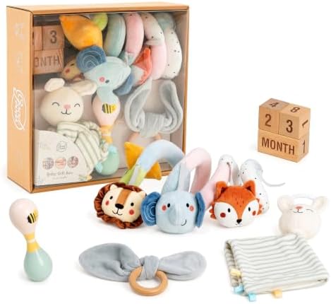 Goodevas Baby Gift Box 0-3 Months – Montessori-Inspired, for Boys & Girls by GOODEVASLLC