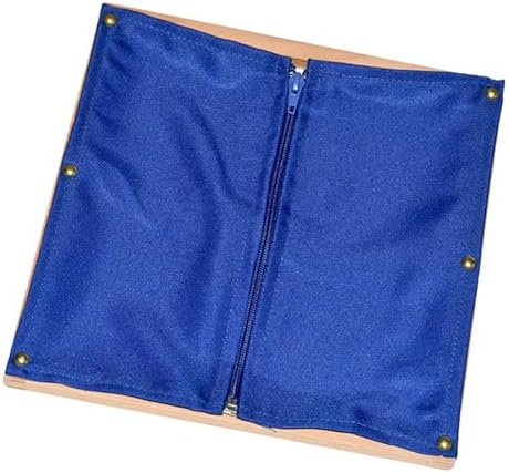 Dressing Frame Life Skills Development Toy Professional Basic Life Skill for Preschool Gifts Educational Early Learning Tool, Zipper by Luwecf