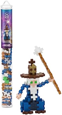 PLUS PLUS Wizard Tube - 3D Figure Building Block Set by Plus-Plus