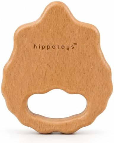Baby Rattle – Wooden Baby Rattle for Babies 0-6 Months, Star - Image 4