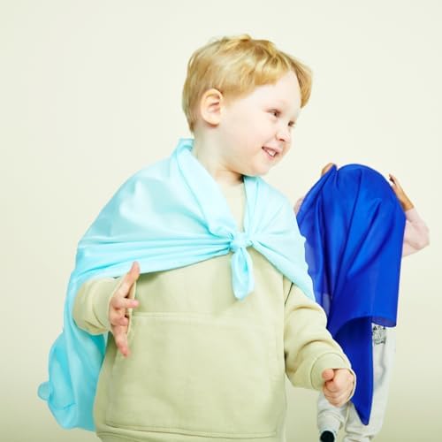 Play Scarves Set of 6 with a Storage Bag for Kids - Image 4