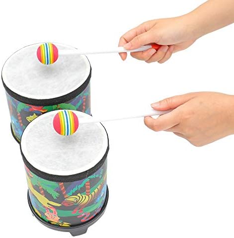 Ubblove Bongo Drums Set for Kids: Percussion Floor Tom Drum for Children - Image 3