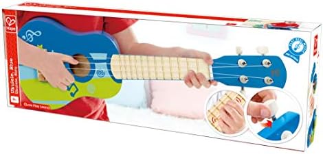 Hape Kid’s Wooden Toy Ukulele | 21 Inch Wooden Ukulele Musical Instrument with Vibrant Sound and Tunable Nylon Strings for Children, Blue - Image 6