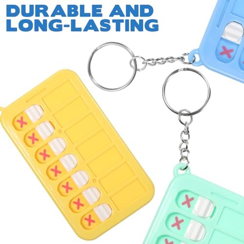 3pcs Portable Visual Schedule Keychain Reminder Board for the Elderly ADHD Tools Detachable Daily Task Planning Pad with List Cards Stickers Daily Routine Checklist - Image 7