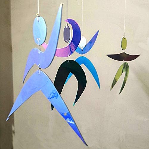 LERYDESI Dancers Mobile Assembled Montessori Classic Visual Mobile for Baby with Reflectors and Discoloration Materials Idea - Image 2