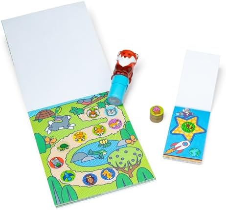 Melissa & Doug Sticker Wow!™ Fox Bundle: 24-Page Activity Book, Refillable Sticker Stamper, Mini Pad, 500 Stickers, Arts and Crafts for Kids Ages 3+ (Pack of 2) - Image 4
