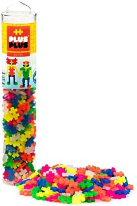 PLUS PLUS 240 Piece Neon Mix - Mini Waffle Blocks, Classroom Must Haves - Image 4