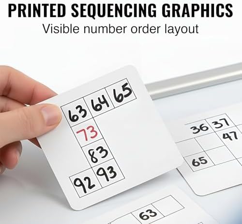 Fun Express Number Order & Sequencing Cards - 50 Pieces - Educational and Learning Activities for Kids - Image 3