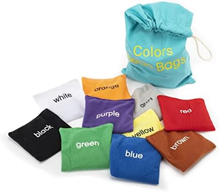 Educational Insights Colors Bean Bags - Color Sorting Toys for Toddlers, Manipulatives for Preschoolers Learning Colors, Toddler Learning Toys, Hands-On Preschool Classroom Activities, Ages 3+ by EducationalInsights