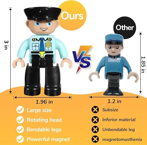 Mruikeny 12 Pieces Large Magnetic Figures for Kids Ages 3 4 5 6 7 8+ - Image 2