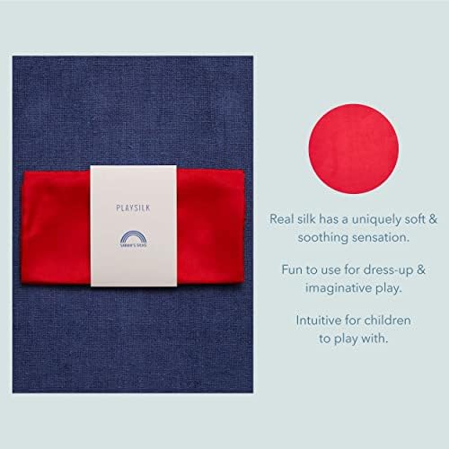 Sarah's Silks Playsilk - 100% Real Silk, Hand Dyed, Bright Colored Play Scarves | Montessori and Waldorf Toys for Dress up, Imaginative, and Pretend Play (35" x 35") - Image 5