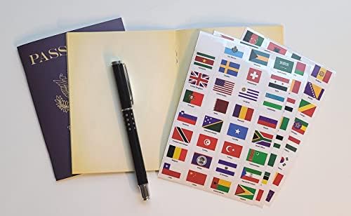 SJPRINTER Kids Passports - Little passports for kids - Travel scrapbook - Set with travel stickers world flags - party favors, airplane toy, journal notebooks, geography, classroom social study - Image 7