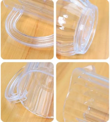 Montessori Plastic Water Pitcher, Clear Water Jug with Spout & Handle, Small Pitcher for Toddler Self-Care - Image 3