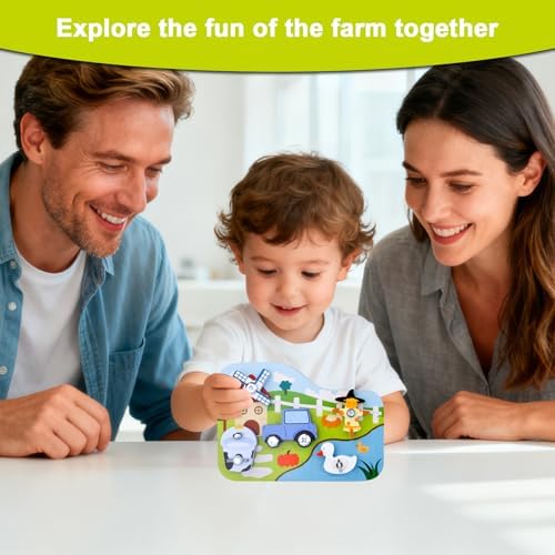 Wooden Montessori Farm Screwdriver Board, 16-Piece Toy for Kids Ages 3+ - Image 4