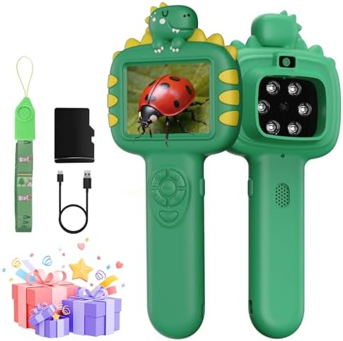 Outdoor Portable Kids Microscope: Handheld Microscope Auto Focus by Trigowalt