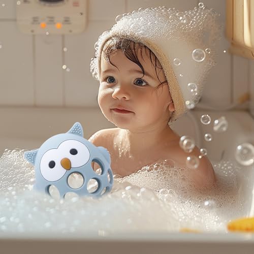 Baby High Chair Toy Teething Chew,Suction Cup Toys,BPA-Free Infant Teether - Image 3