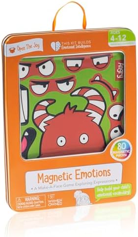 Open The Joy Magnetic Emotions Playset, Learn & Express Feelings, Ages 4+ by OpenTheJoy