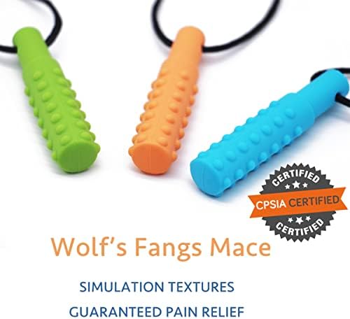 Xtra Tough (XT) Sensory Chew Necklace (3 Pack) - Sensory Oral Motor Aids Teether Toys for Autism, ADHD, Baby Nursing or Special Needs- Designed for Moderate & Aggressive Chewer - Image 4
