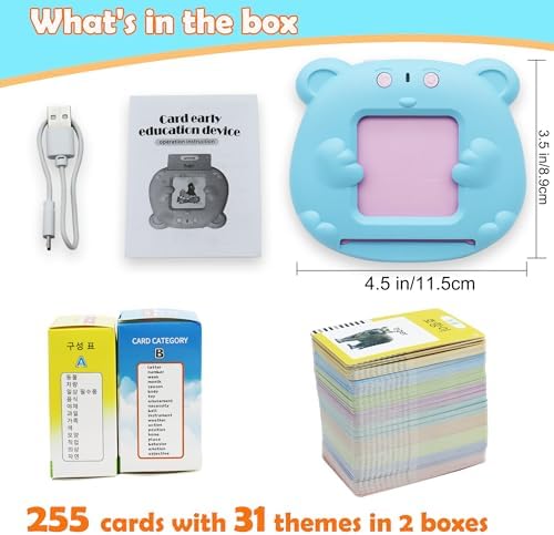 MAYAPHILOS 510 Words English and Korean Talking Flash Cards Bilingual - Image 5
