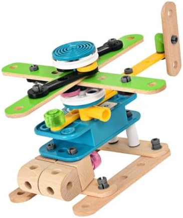 BRIO Builder 34591 - Builder Motor Set - 120 Piece Construction Set STEM Toy with Wood and Plastic Pieces and a Motor for Kids Age 3 and Up - Image 7