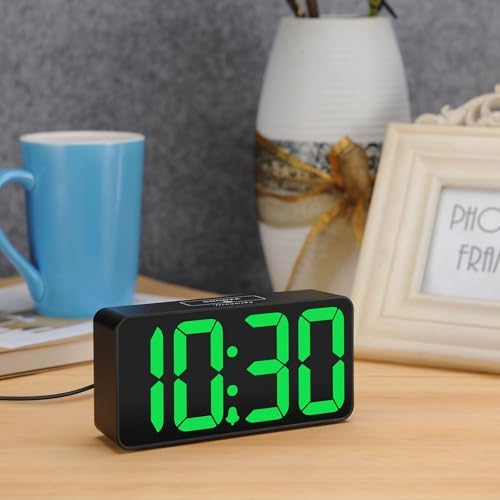 DreamSky Small Digital Alarm Clock for Bedroom with Large Big Numbers - Image 5