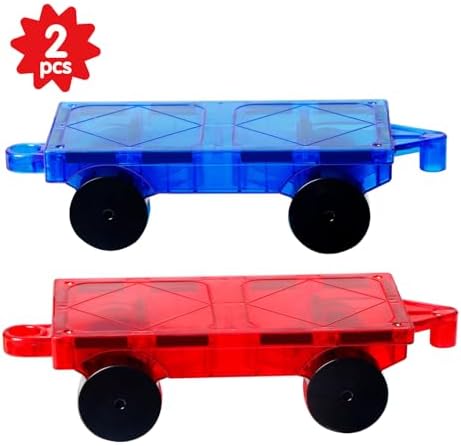 MAGBLOCK 2-Piece Car Set Suitable for Magnetic Blocks Tiles - Image 6
