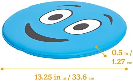 ECR4Kids SoftZone Emotion Pads with Mirror, Trilingual, Expression Cushions, Contemporary, 8-Piece - Image 2