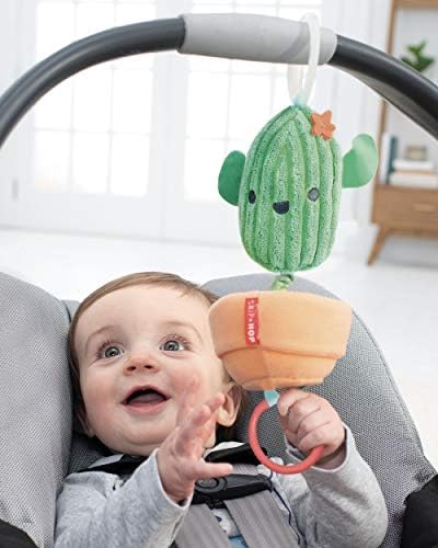 Skip Hop Baby Stroller Toy, Farmstand Grow & Play Jitter, Cactus - Image 3