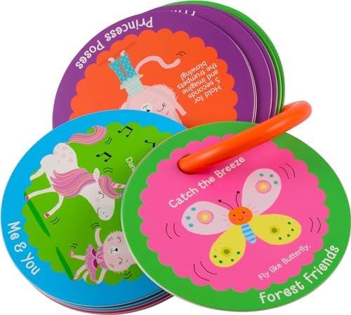 MOLLYBEE KIDS Preschool Action Cards Kitty Princess Dance and Play, 3,4 Year Old Girl Gifts - Image 3