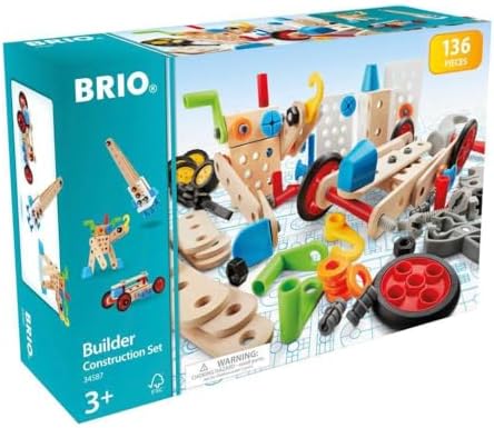 BRIO Builder 34587 Construction Set - 136-Piece STEM Toy with Wood and Plastic for Kids | Enhances Creative Skills | Safety Tested | Age 3 and Up - Image 5