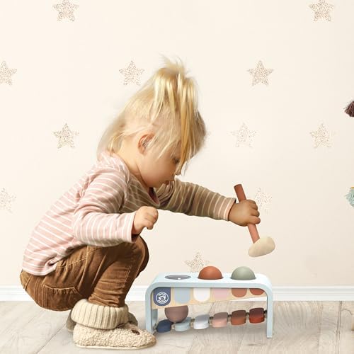 SPEEDY MONKEY Montessori Tap Tap Xylophone | Hammer Bench with 3 Balls - Image 2