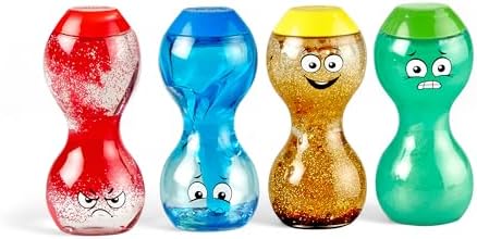 hand2mind Express Your Feelings Sensory Bottles-Primary Emotions by hand2mind