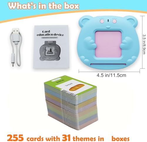 MAYAPHILOS Italian and English Talking Flash Cards with 510 Sight Words - Image 5