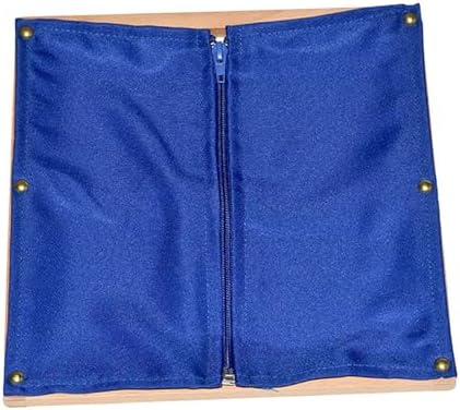 DYNWAVE Clothing Rack Toy Dressing Frame Develop Fine Motor Skills Independence Supplies Professional Educational Early Learning Tool, Zipper - Image 6