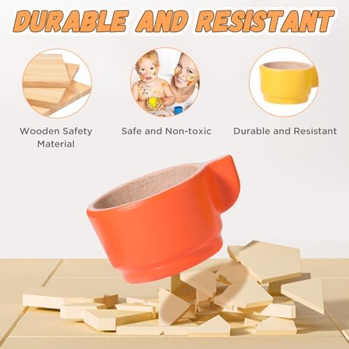 GAGAKU Wooden Play Food Sets for Kids Kitchen, Montessori Wooden Play Food Toys with Plates and Dishes for Toddler Boys & Girls Gifts - Image 3
