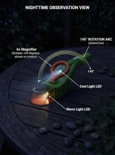 Bug Catcher Kit for Kids 6X Magnifying Glass, STEM Outdoor Exploration Toy - Image 6