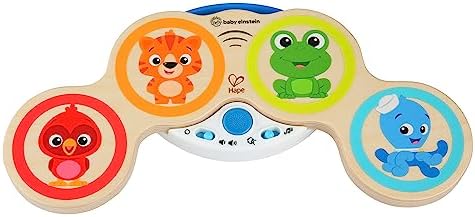 Baby Einstein Magic Touch Wooden Drum Musical Toy, Ages 6 Months Plus by BabyEinstein