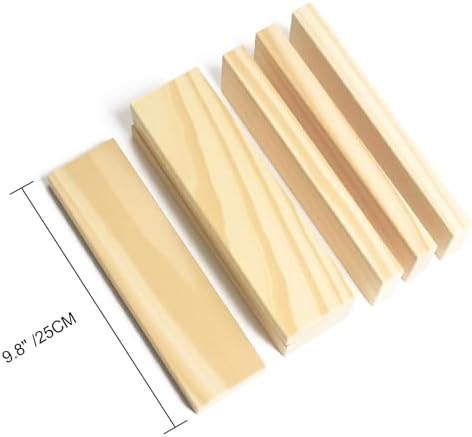 Jumbo 42 Pcs Medium Wooden Building Blocks for Kids,Natural Pine Construction Toy - 9.8 in Large Building Planks for Fast & Satisfying STEM Play, Sensory Motor Skills Family Game Night (20lbs) - Image 4
