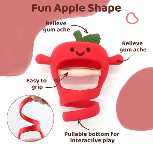 Baby High Chair Toy Teething Chew,Suction Cup Toys,BPA-Free Infant Teether - Image 3