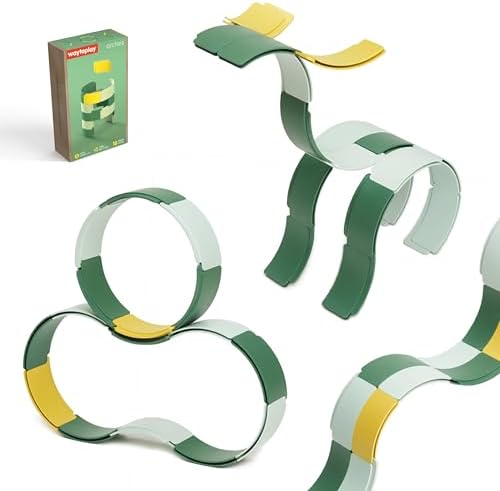 waytoplay Arches - Starter Set 18 Pieces from Toys – 100% Recycled Modular Building Toy - Made in Europe – Creative Open-Ended Play for Kids 3+ by TheoriginalFlexibleToyRoad
