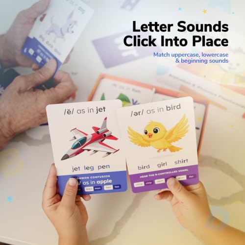 ABCmouse Alphabet and Phonics Flashcards for Kids Ages 3+, 86 Cards for Learning Letters and Sounds, Preschool and Kindergarten Reading Tools, Level 1: Beginner Series - Image 6