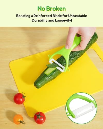 melican Kids Kitchen Knife Set, 11 Pcs Montessori Kitchen Tools for Toddlers 3+ Real Cooking, Include Kid Knives, Crinkle Cutter, Sandwich Cutters, Peeler, Cutting Board, Ideal for Birthday Gifts - Image 4